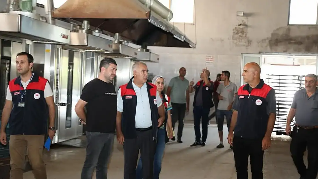 Elazığ'da fırınlara denetim