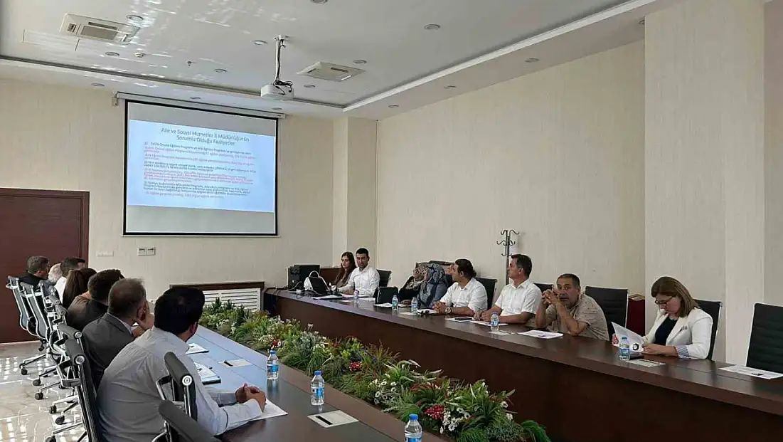 Elazığ'da il eylem planı koordinasyon kurulu toplantısı