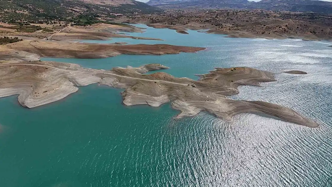 'Diyarbakır'ın Maldivleri' havadan görüntülendi