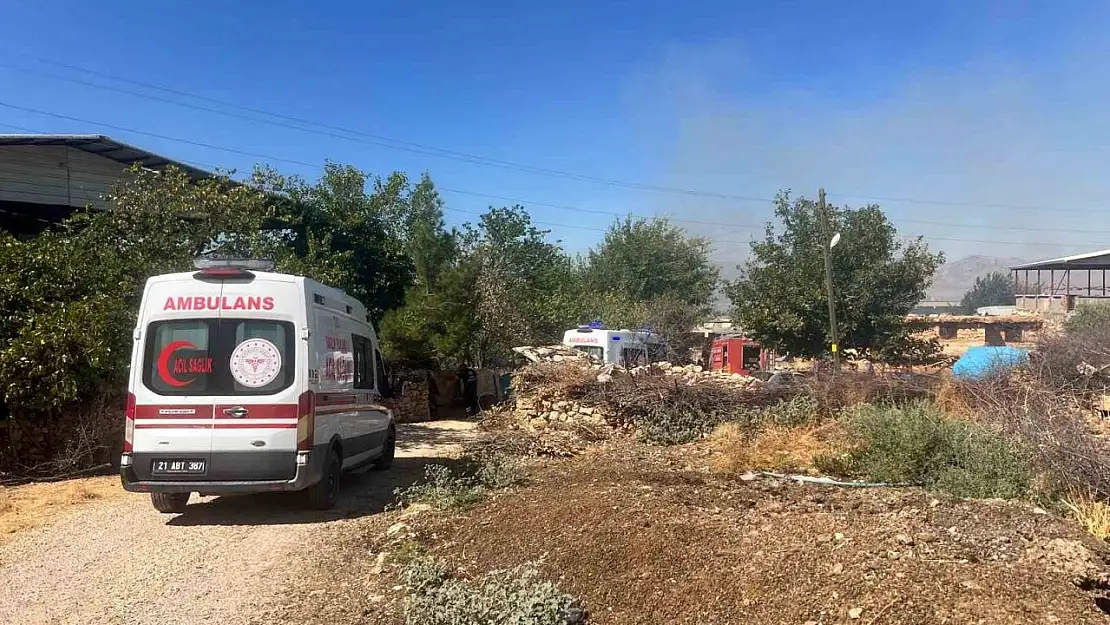 Diyarbakır'da 2 kırsal mahallede orman orman yangını, yerleşim yerlerinde tedbir alındı
