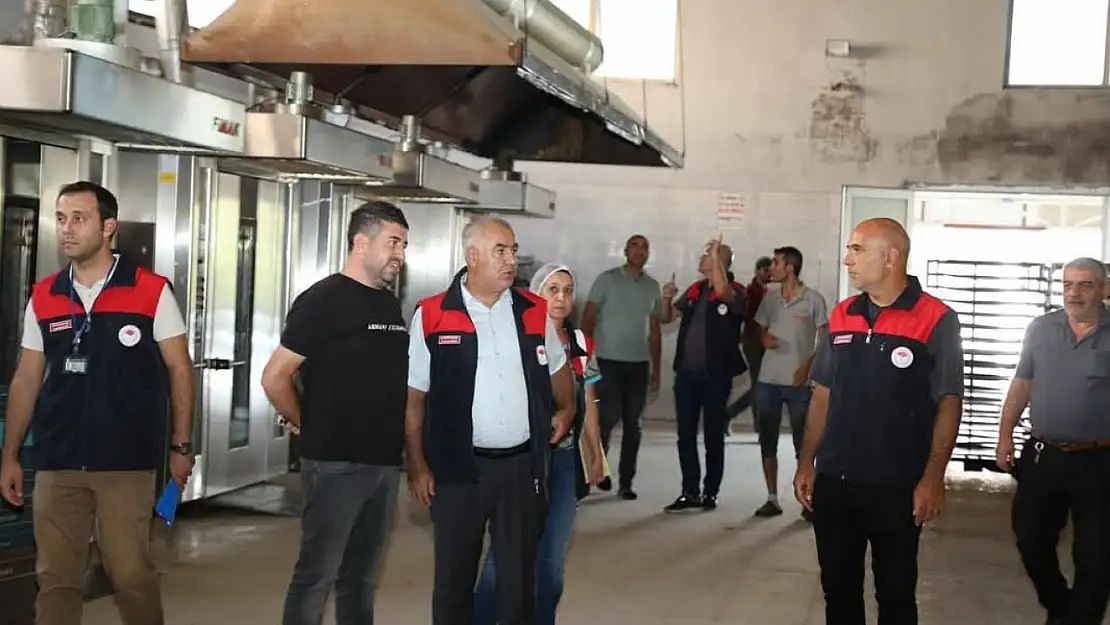 Elazığ'da fırınlara denetim