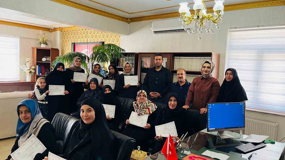 Elazığ'da gassallık kursu sona erdi