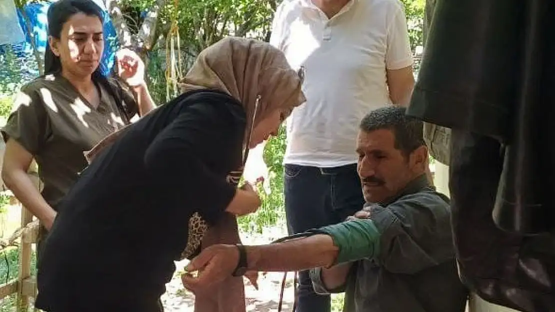 Elazığ'da mobil sağlık taraması hizmeti