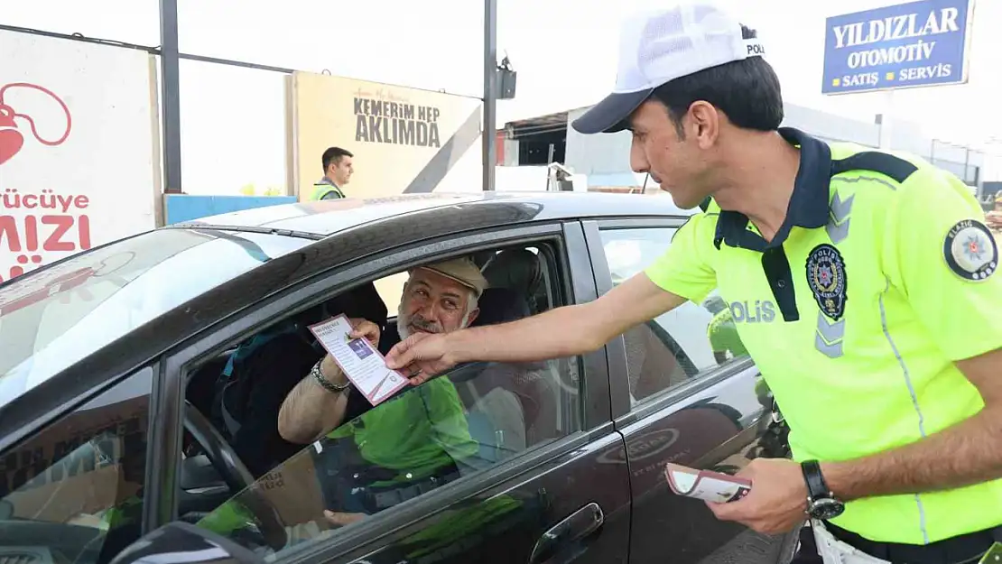 Elazığ'da polis ekiplerinden bayram denetimi
