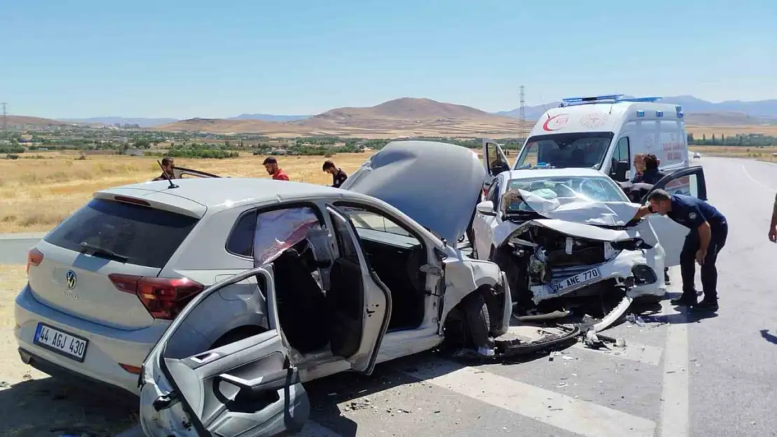 Elazığ'da trafik kazası: 7 yaralı