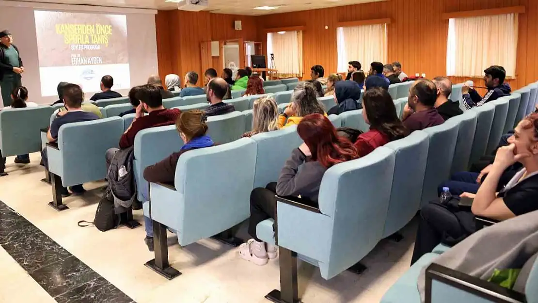 Fırat Üniversitesi'nde 'Kanserden Önce Sporla Tanış' etkinliği