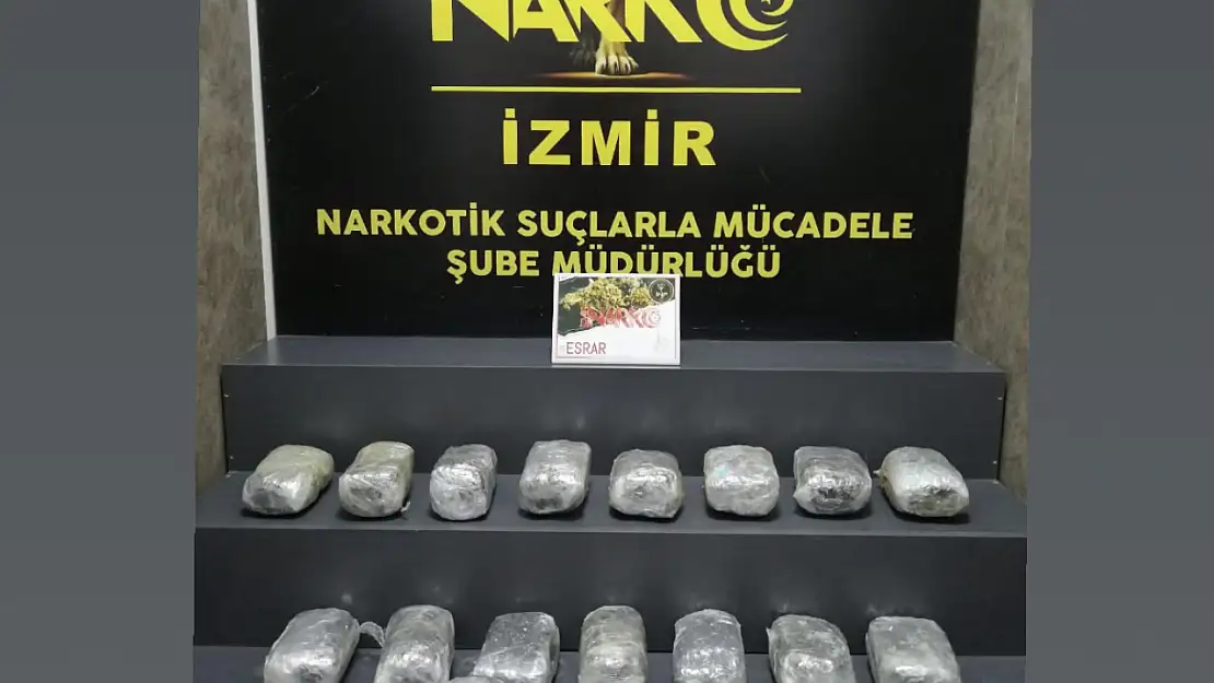 İzmir'de Uyuşturucu Operasyonu: 4 Şüpheli Tutuklandı, 11 Kilo Esrar Ele Geçirildi