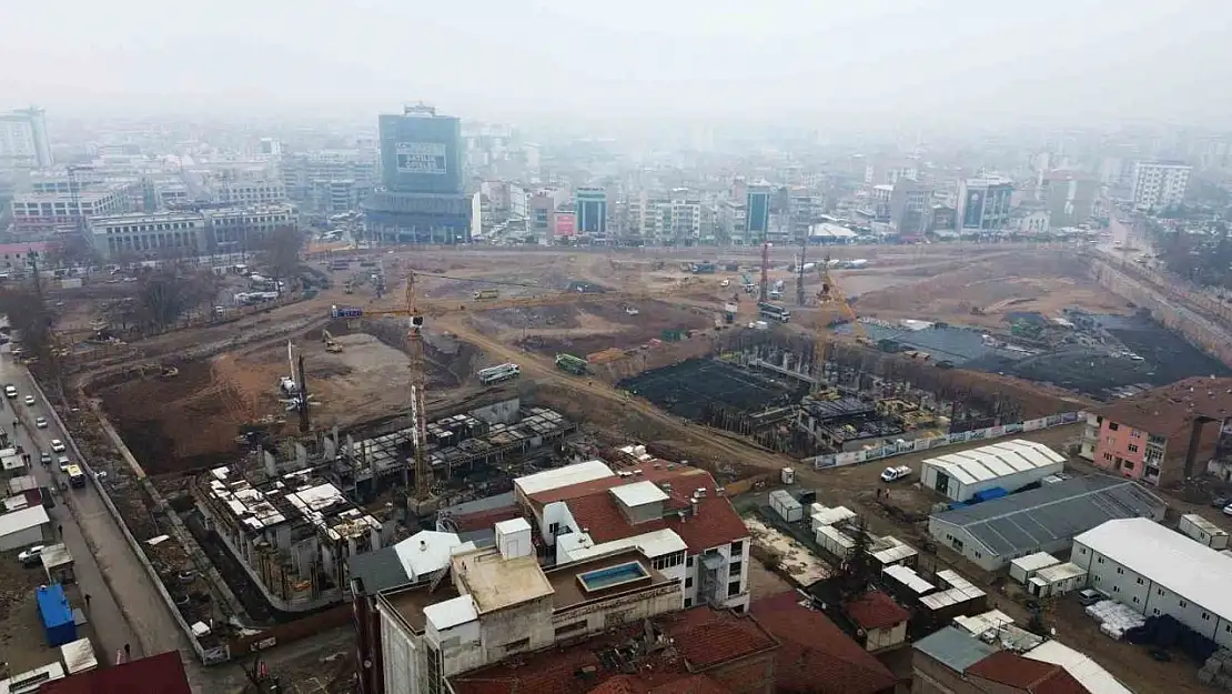 Malatya'da deprem konutları için çalışmalar hız kazandı