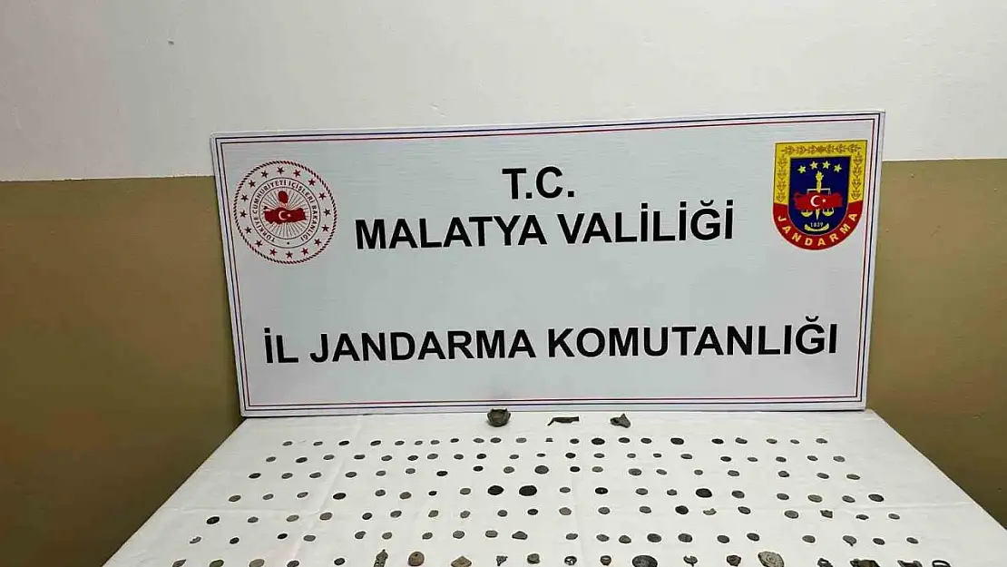 Malatya'da jandarmadan tarihi eser operasyonu