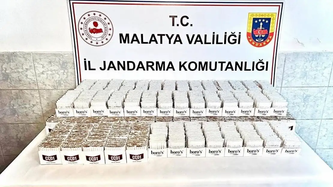 Malatya'da kaçakçılık operasyonları