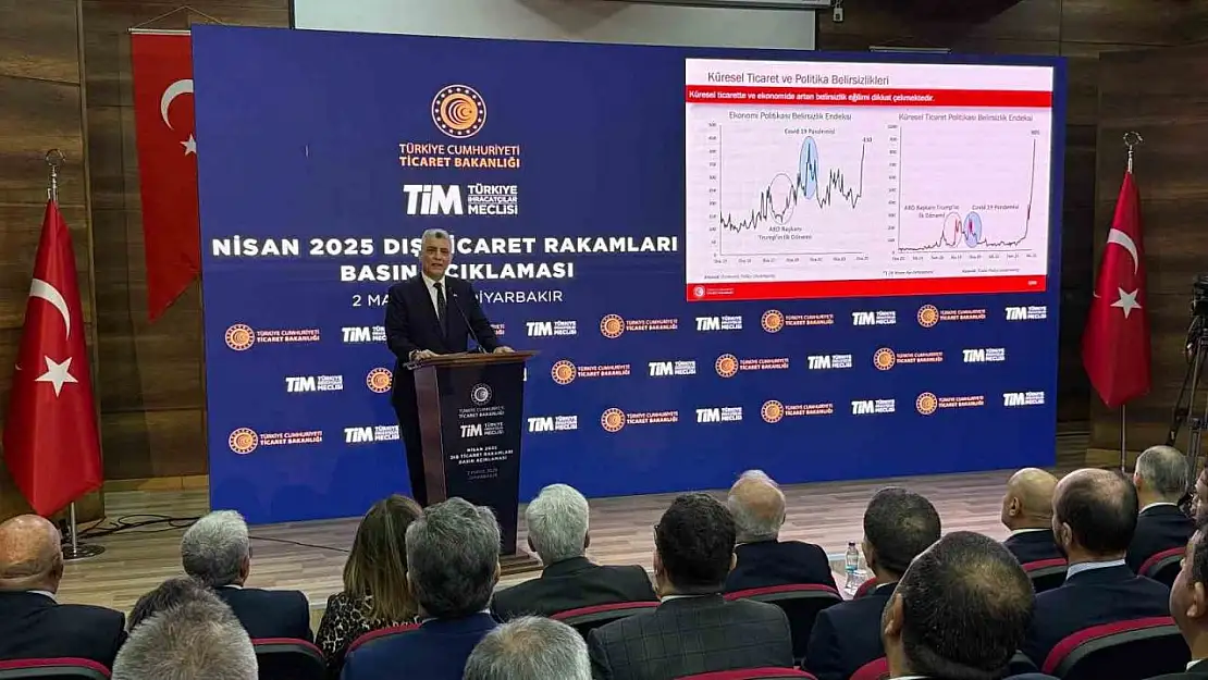 Ticaret Bakanı Bolat: 'Nisanda mal ihracatımız geçen yılın aynı ayına göre yüzde 8,5 artışla 20,9 milyar dolara yükselmiştir'