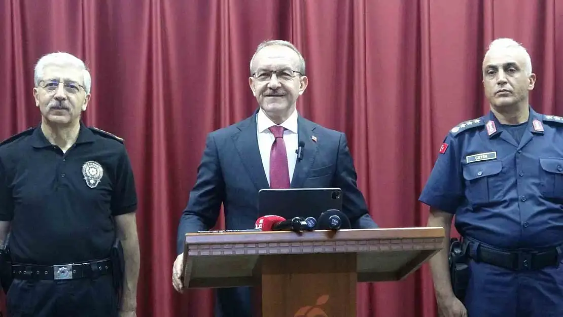 Valisi Seddar Yavuz: 'Asayiş suçlarında önemli düşüş var'