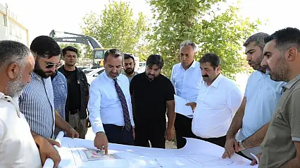 Başkan Şerifoğulları saha çalışmalarını yerinde inceledi