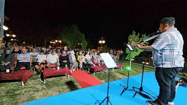 Darende'de yaz akşamlarına sanat dolu dokunuş