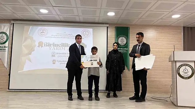 Dicle Şehit Bilal Dicle Anadolu İmam Hatip Lisesi'nde aynı günde 3 anlamlı etkinlik