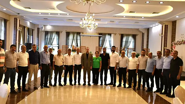 Doğanşehir Muhtarları MAGİNDER Başkanı Karademir'le bir araya geldi