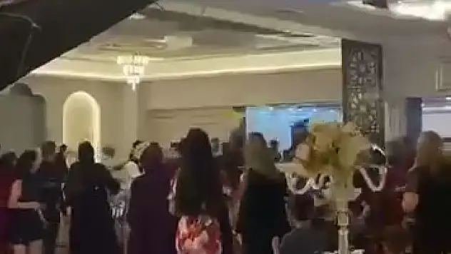 Düğün salonunda çıkan kavgada bir kadın kalp kriz geçirerek hayatını kaybetti