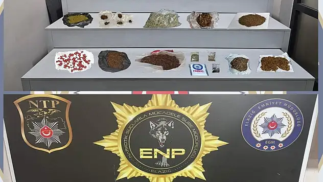 Elazığ'da uyuşturucu operasyonu: 5 şüpheli tutuklandı