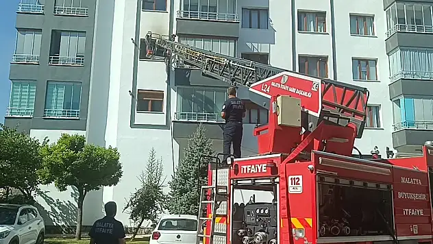 Malatya'da ev yangını