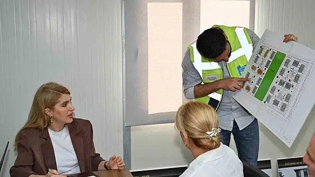 Milletvekili Ölmeztoprak TOKİ şantiyesi ve örnek daireyi inceledi