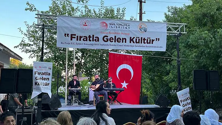 'Fırat'la Gelen Kültür' projesi Beyelması köyünde hayata geçti