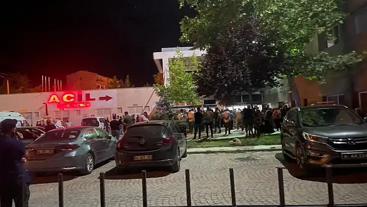 Akçadağ'da elektrik akımına kapılan işçi yaralandı