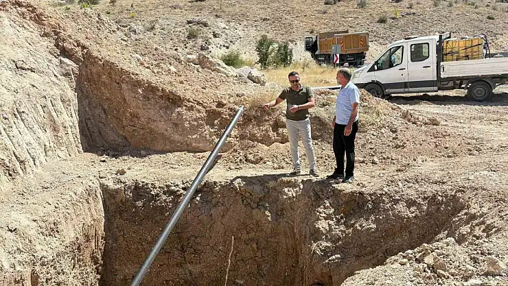 Akçadağ'da Kurtuşağı ve Büyükköy Mahallelerinin içme suyu sorunu çözülüyor