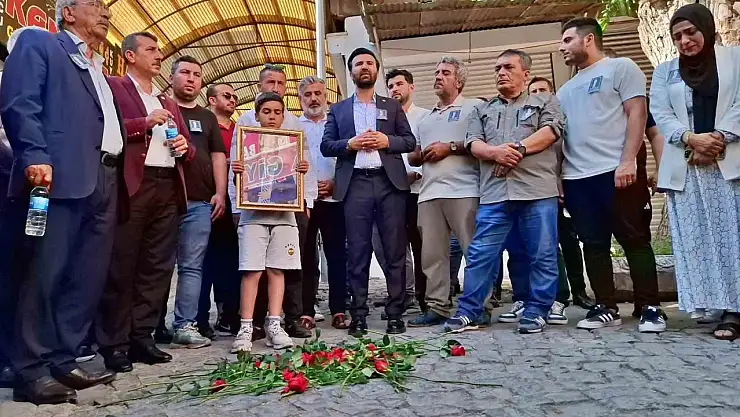 Başkan Ateş vurulduğu yerde anıldı