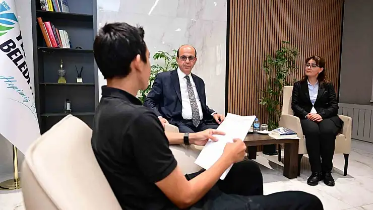 Başkan Geçit:  'Hayatımın merkezinde çalışmak var'