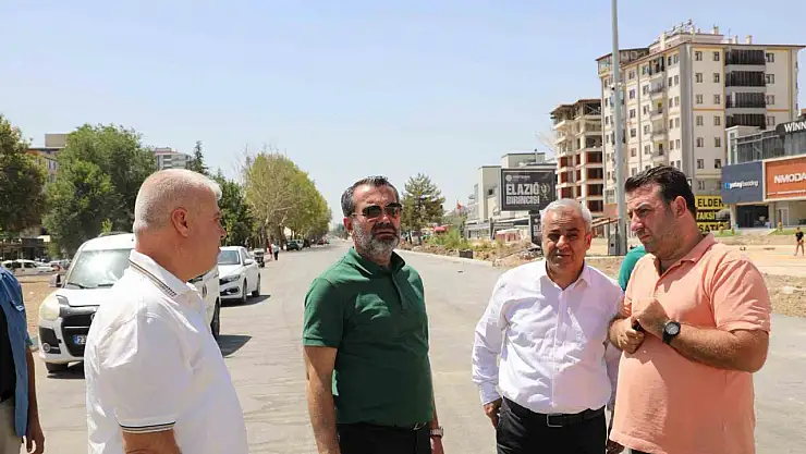 Başkan Şerifoğulları, Hazardağlı Kavşağı'nda incelemelerde bulundu