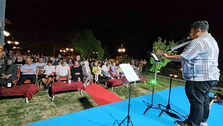 Darende'de yaz akşamlarına sanat dolu dokunuş