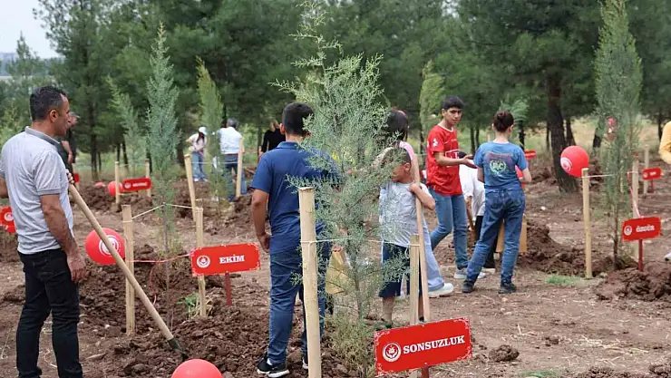 Diyarbakır'da 'Koruyucu Aile Hatıra Ormanı' oluşturuldu
