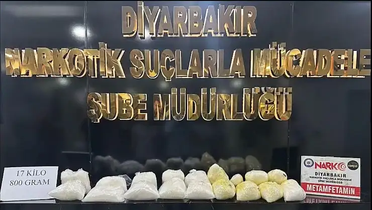 Diyarbakır'da 43 kilogram uyuşturucunun ele geçirildiği operasyonlarda 3 kişi tutuklandı