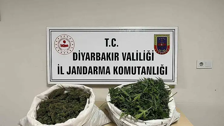 Diyarbakır'da 8 kilo esrar ele geçirildi