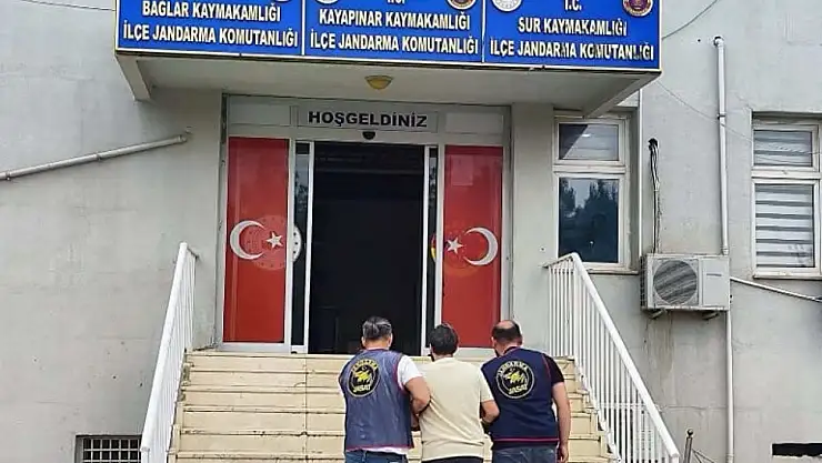 Diyarbakır'da 82 yıl kesinleşmiş hapis cezası bulunan zanlı yakalandı