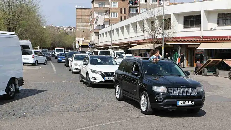 Diyarbakır'da bayram trafiği