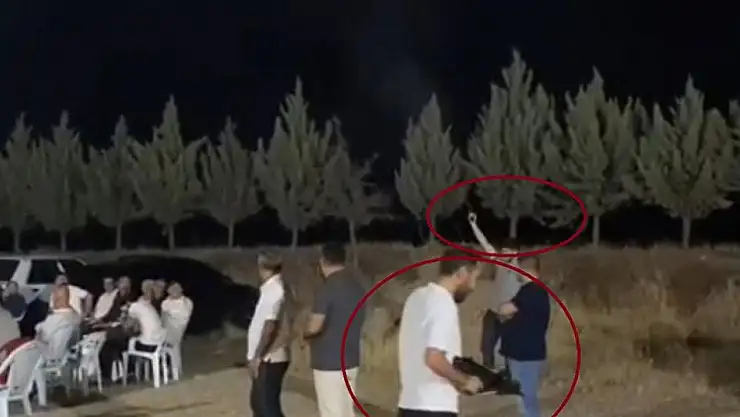 Diyarbakır'da bir kınada eline silahı alan havaya doğru mermi yağdırdı