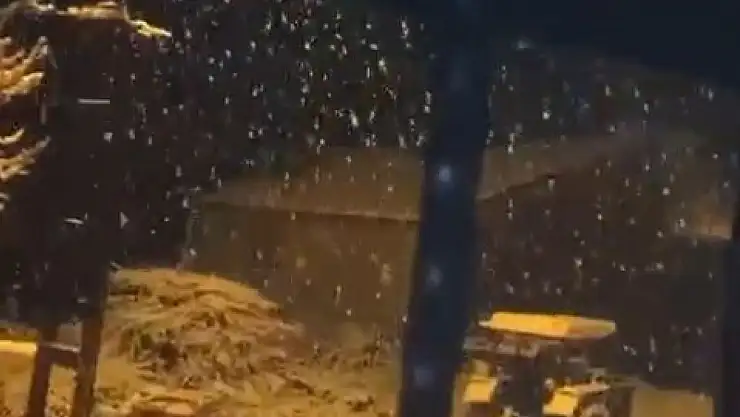 Diyarbakır'da kar yağışı