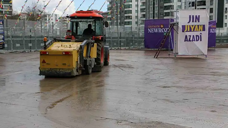 Diyarbakır'da Nevruz kutlamaları için hazırlıklar sürüyor