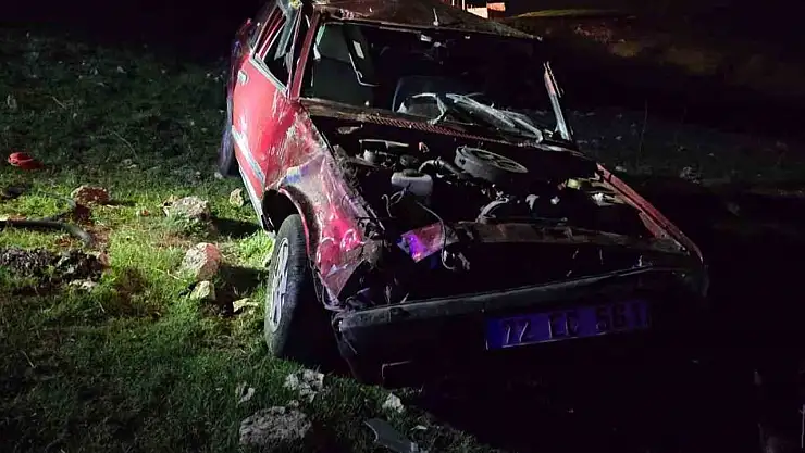 Diyarbakır'da otomobil takla attı: 1 yaralı