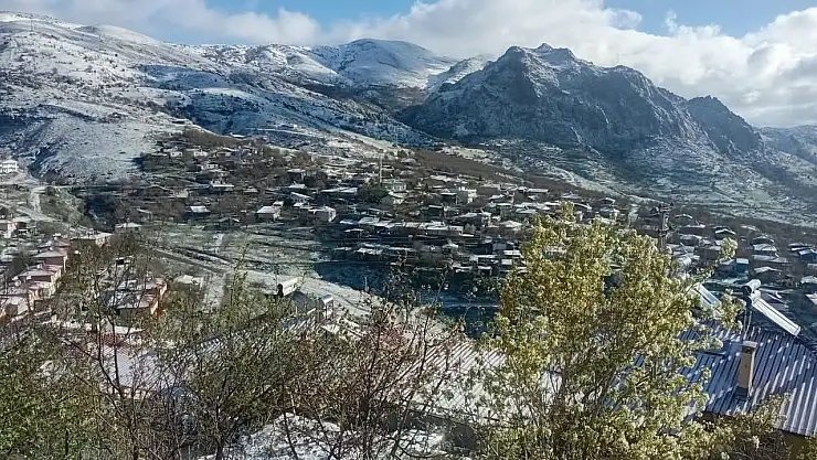 Dutun merkezini don vurdu