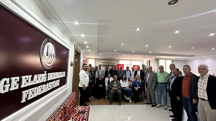 Ege Elazığlılar Dernekler Federasyonunda güven tazeledi.