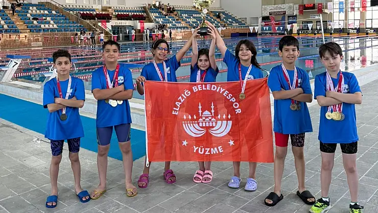 Elazığ Belediyespor Kulübü Yüzme Takımı'ndan önemli başarı