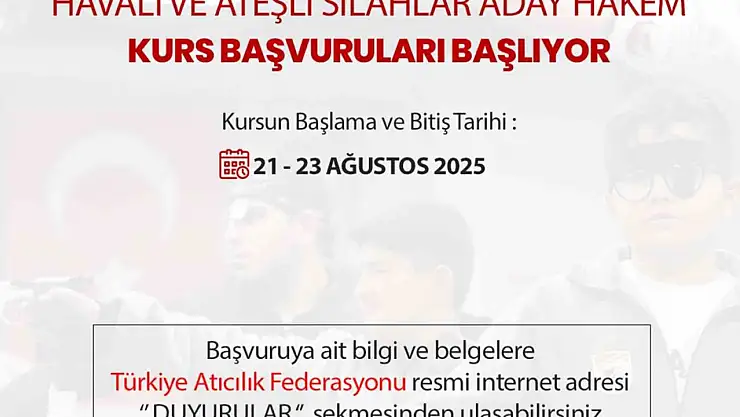 Elazığ'da aday hakem kursu düzenlenecek