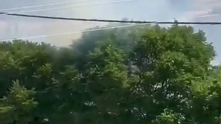 Elazığ'da gençlerden duyarlı davranış: Yangın büyümesin diye seferber oldular