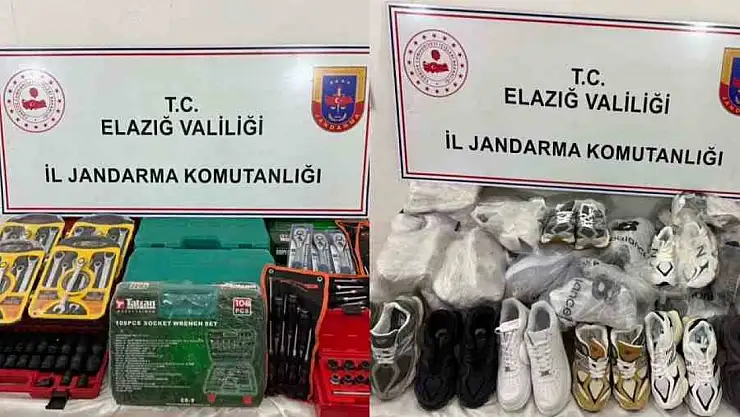 Elazığ'da gümrük kaçağı ürünler ele geçirildi