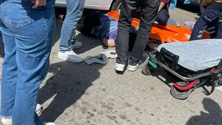 Elazığ'da iki farklı otomobilin çarptığı genç kız ağır yaralandı