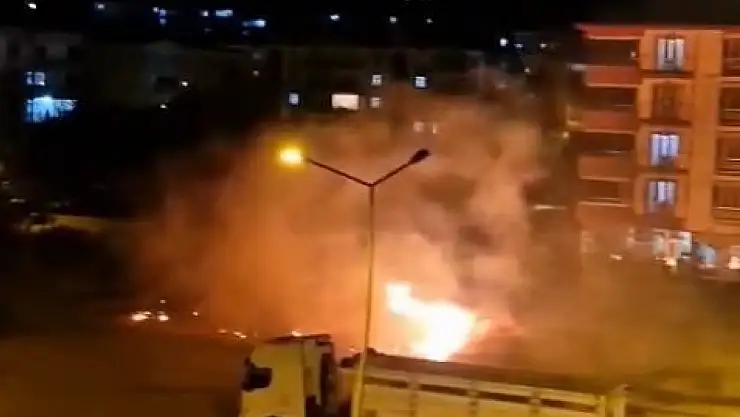 Elazığ'da ot yangını söndürüldü