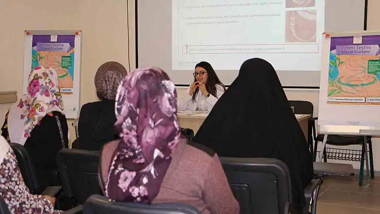 Elazığ'da sağlıklı hayat için sahadayız eğitimi