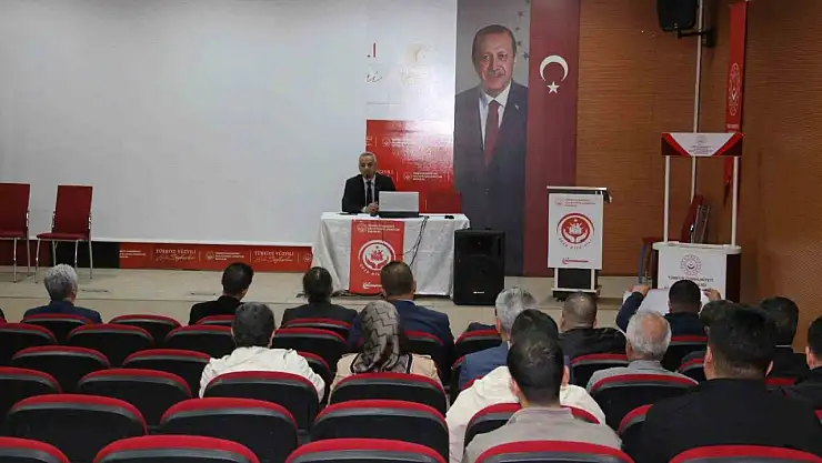 Elazığ'da SYDV temsilcileri ile toplantı düzenlendi